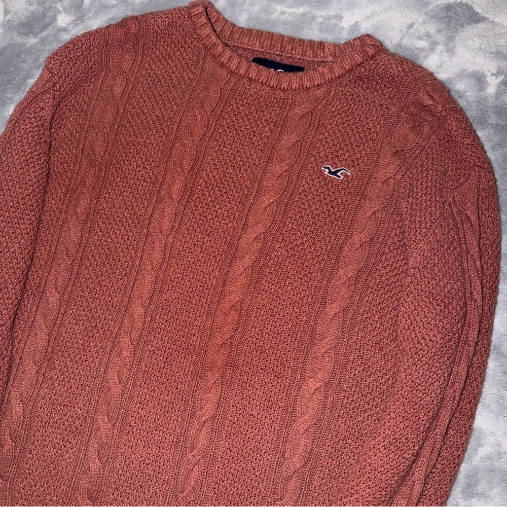 Hollister Womens Rust Sweater